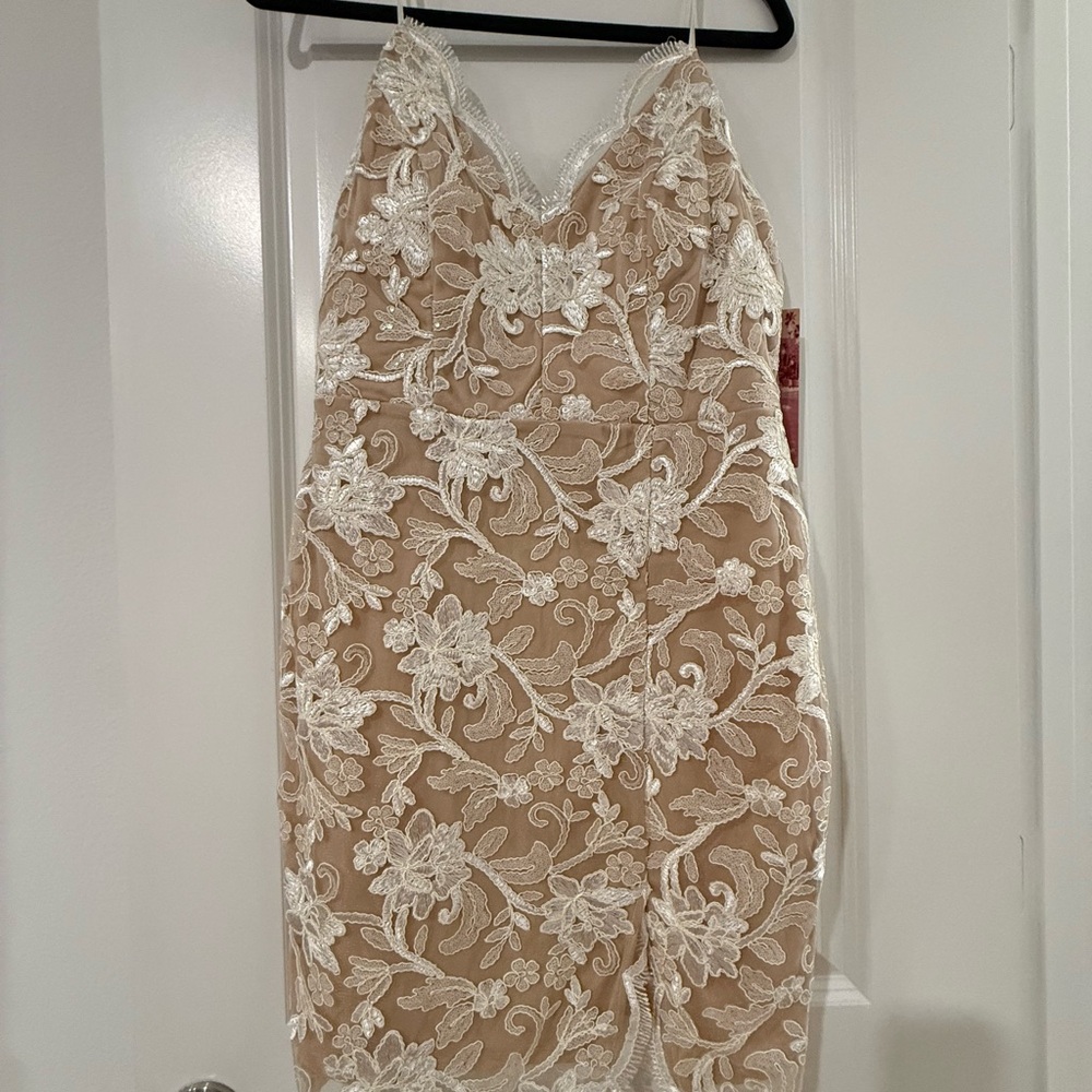 Elegant Lace Floral Dress